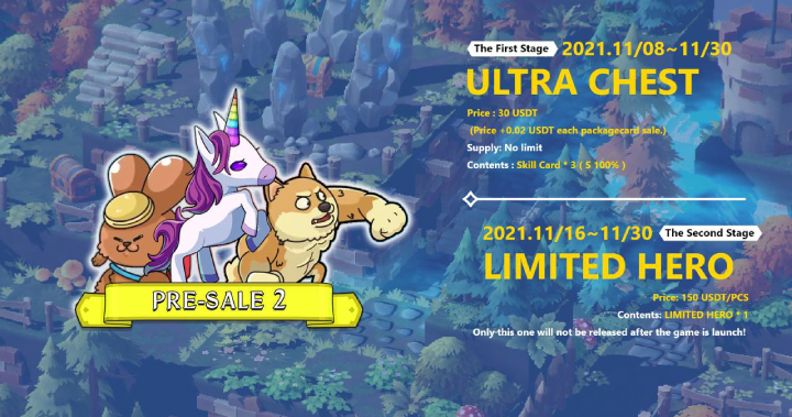 台灣 GameFi 團隊 NFTs Battle 第二波英雄卡包預售已開啟！