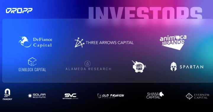 DROPP 宣布完成 800 萬美元融資,Animoca、三箭資本等參投