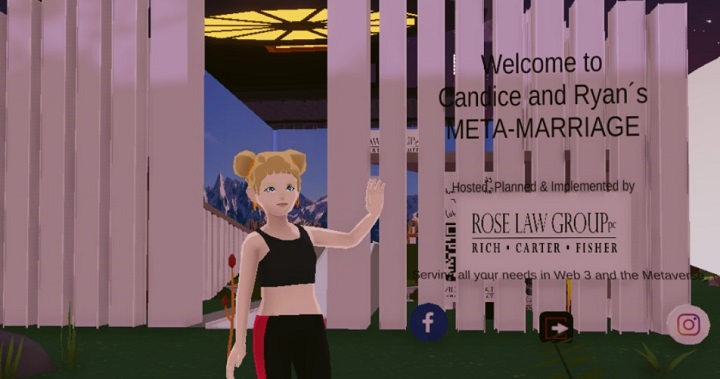 Decentraland 舉辦了首場元宇宙婚禮，以區塊鏈技術為婚姻認證