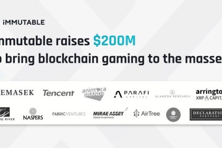 以太坊 Layer 2 開發商 Immutable 在淡馬錫領投的融資中籌集 2 億美元，估值達 25 億美元