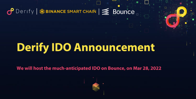 去中心化衍生品交易所 Derify Protocol 將於 3 月 28 日 在 Bounce 進行 IDO