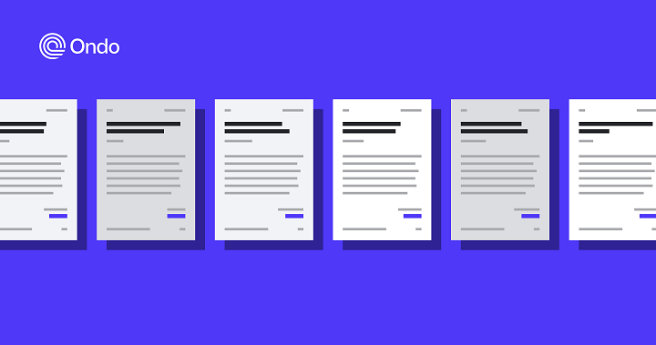 Ondo Finance 推出代幣化公債產品，讓穩定幣持有者能夠投資美國國債