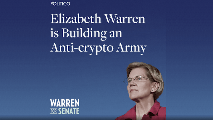 壞消息!加密產業頭號公敵伊莉莎白·華倫在馬薩諸塞州的參議員選舉中第四度連任