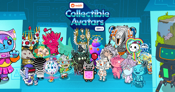 Reddit 推出第三代 NFT 頭像，邀請上百位藝術家參與設計