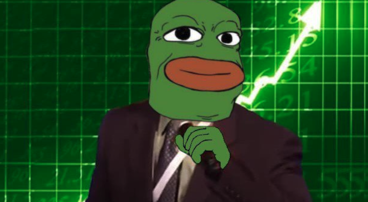 迷因幣 PEPE 再度回升，鐵頭空軍每天為倉位支付 3% 資金費率