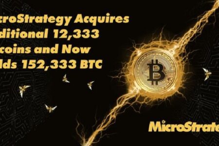 微策略宣布以 28,136 美元的均價買入 12,333 顆比特幣