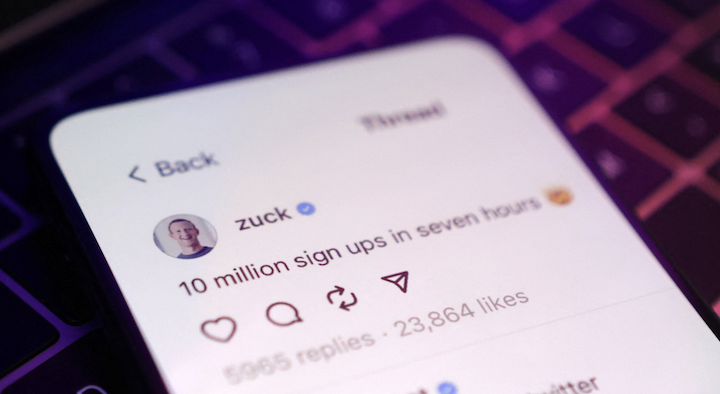 Similarweb：Threads 活躍用戶數驟降 55%，用戶平均停留時間下降至 6 分鐘