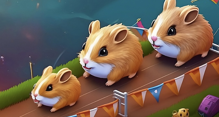倉鼠賽跑結合博弈引發社群轟動！社群抓包比賽影片循環播放造假