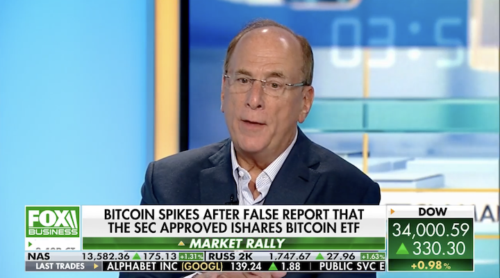 「比特幣現貨 ETF 通關」消息鬧烏龍，貝萊德執行長樂觀看待