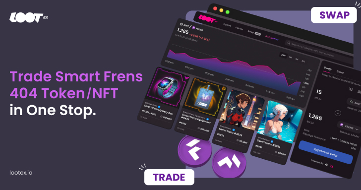 擁抱 NFT 流動性與低門檻 Lootex 推免 Gas 費聰明帳戶與圖幣交換