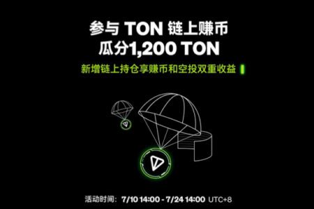 OKX 上線 TON 鏈上賺幣空投活動，參與可瓜分 1,200 枚 TON 獎池