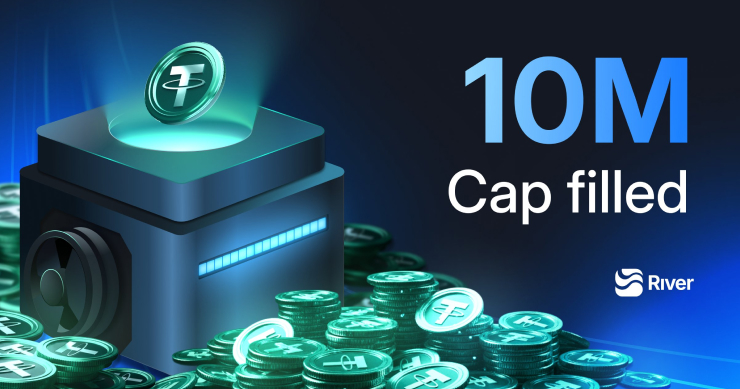 River USDT Smart Vault 首期 1000 萬美元額度 40% 預期年化，12 小時全數存滿