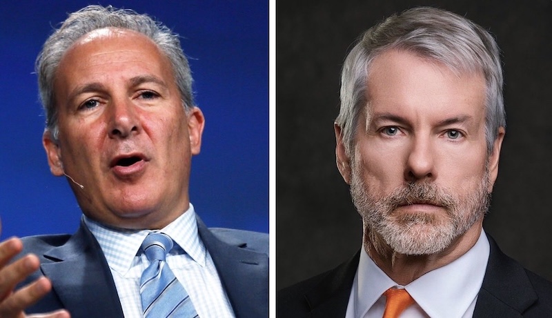 黃金多頭約戰比特幣多頭！ Peter Schiff 稱微策略是「騙局」，邀 Michael Saylor 公開辯論