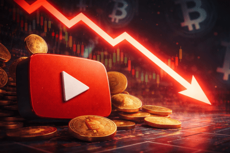 加密社群熱度持續下滑，YouTube 相關影片觀看量跌至五年新低