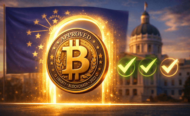 印第安納州州長簽署新法：退休計畫可投資加密貨幣，同時強化挖礦與自託管保障