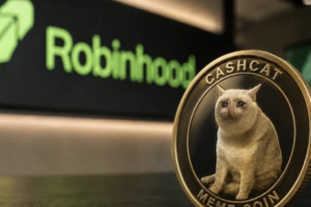 24 小時狂飆 1208%！Robinhood 迷因幣 CASHCAT 爆紅，執行長開綠燈力挺